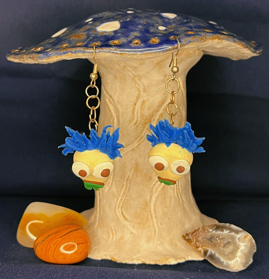 Rick and Morty Clay Earrings image 0